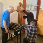 Der heilige Antonius an seinem neuen Platz